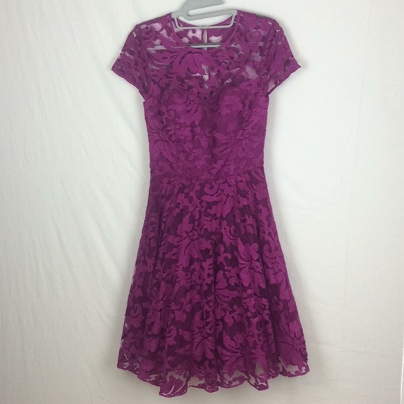 Ted Baker Dresses & Skirts - Ted Baker Fuchsia  Caree Floral Lace Dress